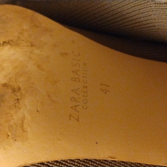 Zara Basic Collection, lace up booties - Picture 6 of 7